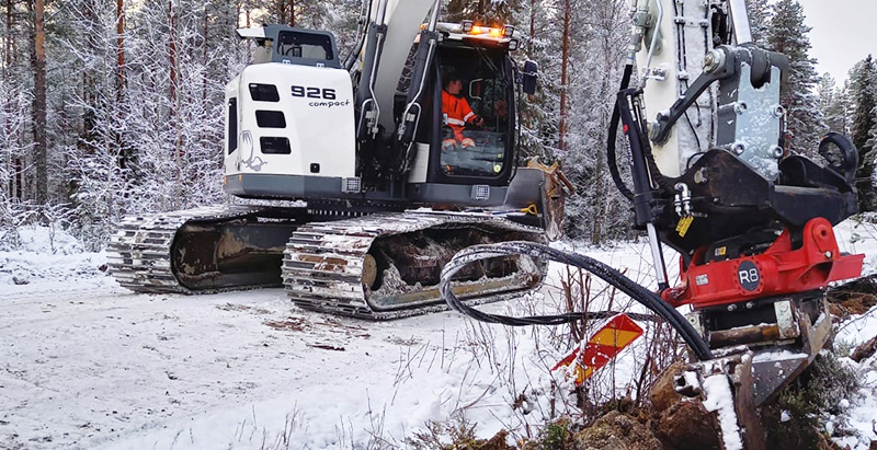 Verkoston rakentaminen, maakaapelointi raahe